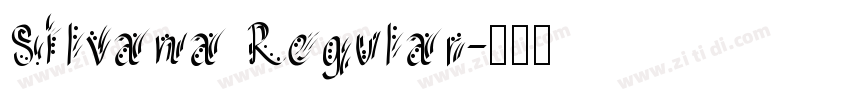 Silvana Regular字体转换